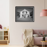 Historic Framed Print, Santa Ana River Hydroelectric System, SAR-3 Powerhouse, San Bernardino National Forest, Redlands vicinity, San Bernardino County, CA,  17-7/8" x 21-7/8"
