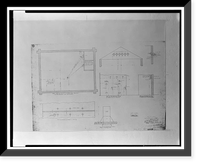 Historic Framed Print, Santa Ana River Hydroelectric System, SAR-3 Powerhouse, San Bernardino National Forest, Redlands vicinity, San Bernardino County, CA - 2,  17-7/8" x 21-7/8"