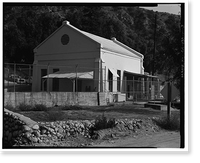 Historic Framed Print, Santa Ana River Hydroelectric System, SAR-3 Powerhouse, San Bernardino National Forest, Redlands vicinity, San Bernardino County, CA - 3,  17-7/8" x 21-7/8"