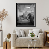 Historic Framed Print, Santa Ana River Hydroelectric System, SAR-3 Powerhouse, San Bernardino National Forest, Redlands vicinity, San Bernardino County, CA - 7,  17-7/8" x 21-7/8"