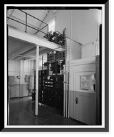 Historic Framed Print, Santa Ana River Hydroelectric System, SAR-3 Powerhouse, San Bernardino National Forest, Redlands vicinity, San Bernardino County, CA - 8,  17-7/8" x 21-7/8"