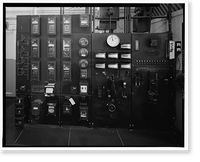 Santa Ana River Hydroelectric System, SAR-3 Powerhouse, San Bernardino National Forest, Redlands vicinity, San Bernardino County, CA - 14, Historic Print