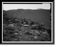 Bishop Creek Hydroelectric System, Plant 4, Bishop Creek, Bishop vicinity, Inyo County, CA - 8, Antique Print