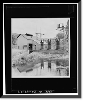 Bishop Creek Hydroelectric System, Plant 5, Bishop Creek, Bishop vicinity, Inyo County, CA, Antique Wall Art