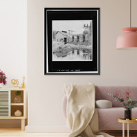 Bishop Creek Hydroelectric System, Plant 5, Bishop Creek, Bishop vicinity, Inyo County, CA, Antique Wall Art
