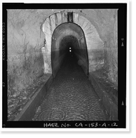 Salinas River Project, Cuesta Tunnel, Southeast of U.S. 101, San Luis Obispo vicinity, San Luis Obispo County, CA - 12, Vintage Wall Art
