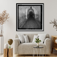 Salinas River Project, Cuesta Tunnel, Southeast of U.S. 101, San Luis Obispo vicinity, San Luis Obispo County, CA - 12, Vintage Wall Art