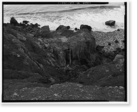 Historic Framed Print, Mile Rock Tunnel, Under Forty-eighth Avenue from Cabrillo Street to, San Francisco, San Francisco County, CA,  17-7/8" x 21-7/8"