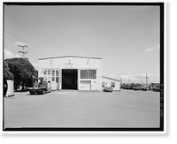 Interurban Electric Railway Bridge Yard Shop, Interstate 80 at Alameda County Postmile 2.0, Oakland vicinity, Alameda County, CA - 3, Vintage Print