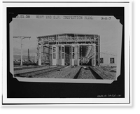 Interurban Electric Railway Bridge Yard Shop, Interstate 80 at Alameda County Postmile 2.0, Oakland vicinity, Alameda County, CA - 15, Vintage Print
