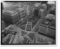 Historic Framed Print, Farragut Square, Washington, District of Columbia, DC,  17-7/8" x 21-7/8"