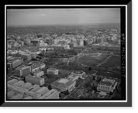 Historic Framed Print, White House Grounds & Ellipse, Washington, District of Columbia, DC - 9,  17-7/8" x 21-7/8"