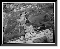 Historic Framed Print, White House Grounds & Ellipse, Washington, District of Columbia, DC - 10,  17-7/8" x 21-7/8"