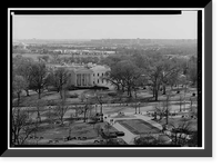 White House Grounds & Ellipse, Washington, District of Columbia, DC - 12, Antique Print