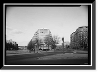 Historic Framed Print, Judiciary Square, Washington, District of Columbia, DC - 2,  17-7/8" x 21-7/8"