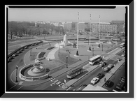Historic Framed Print, Union Station Plaza, Washington, District of Columbia, DC - 3,  17-7/8" x 21-7/8"