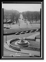 Historic Framed Print, Union Station Plaza, Washington, District of Columbia, DC - 6,  17-7/8" x 21-7/8"