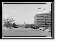 Historic Framed Print, Maryland Avenue, Washington, District of Columbia, DC - 12,  17-7/8" x 21-7/8"