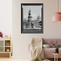 Maryland Avenue, Washington, District of Columbia, DC - 13, Antique Poster