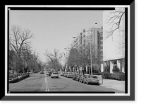 Historic Framed Print, Massachusetts Avenue, Washington, District of Columbia, DC - 9,  17-7/8" x 21-7/8"