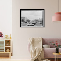 Historic Framed Print, Pennsylvania Avenue, Washington, District of Columbia, DC - 19,  17-7/8" x 21-7/8"