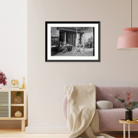 Historic Framed Print, Galli - Curci and husband,  17-7/8" x 21-7/8"