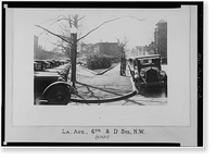 Indiana Avenue, Washington, District of Columbia, DC - 2, Historic Print