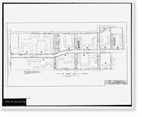 Historic Framed Print, Techwood Homes (Public Housing), Bounded by North Avenue, Parker Street, William St, Atlanta, Fulton County, GA - 8,  17-7/8" x 21-7/8"
