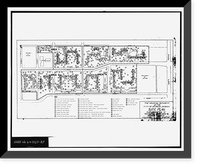 Historic Framed Print, Techwood Homes (Public Housing), Bounded by North Avenue, Parker Street, William St, Atlanta, Fulton County, GA - 9,  17-7/8" x 21-7/8"