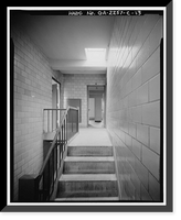 Historic Framed Print, Techwood Homes, Building No. 1, 575-579 Techwood Drive, Atlanta, Fulton County, GA - 13,  17-7/8" x 21-7/8"