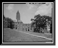 Historic Framed Print, Techwood Homes, Building No. 2, 569-573 Techwood Drive, Atlanta, Fulton County, GA,  17-7/8" x 21-7/8"
