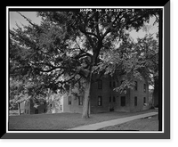Historic Framed Print, Techwood Homes, Building No. 2, 569-573 Techwood Drive, Atlanta, Fulton County, GA - 5,  17-7/8" x 21-7/8"