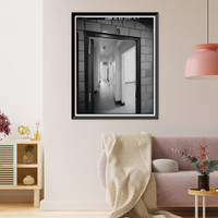 Historic Framed Print, Techwood Homes, Building No. 2, 569-573 Techwood Drive, Atlanta, Fulton County, GA - 7,  17-7/8" x 21-7/8"