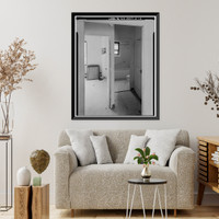 Historic Framed Print, Techwood Homes, Building No. 2, 569-573 Techwood Drive, Atlanta, Fulton County, GA - 12,  17-7/8" x 21-7/8"