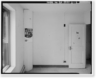 Historic Framed Print, Techwood Homes, Building No. 2, 569-573 Techwood Drive, Atlanta, Fulton County, GA - 13,  17-7/8" x 21-7/8"