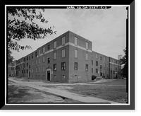 Techwood Homes, Building No. 3, 559 Techwood Drive & 129-135 Merrit Avenue, Atlanta, Fulton County, GA - 3, Antique Print