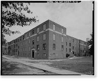 Techwood Homes, Building No. 3, 559 Techwood Drive & 129-135 Merrit Avenue, Atlanta, Fulton County, GA - 3, Antique Print