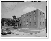 Techwood Homes, Building No. 3, 559 Techwood Drive & 129-135 Merrit Avenue, Atlanta, Fulton County, GA - 11, Antique Poster