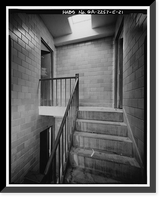 Techwood Homes, Building No. 3, 559 Techwood Drive & 129-135 Merrit Avenue, Atlanta, Fulton County, GA - 21, Antique Print