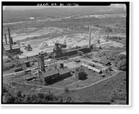 Thomas By-Product Coke Works, 1200 Tenth Street West, Thomas, Jefferson County, AL - 133, Antique Print