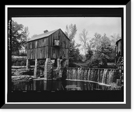 Boshell's Mill, Lost Creek at Alabama Route 124, 1.7 miles South o, Townley, Walker County, AL - 2 Classic, Antique Poster