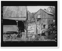 Boshell's Mill, Lost Creek at Alabama Route 124, 1.7 miles South o, Townley, Walker County, AL - 3, Vintage Poster