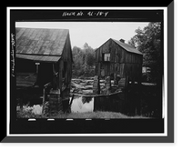 Boshell's Mill, Lost Creek at Alabama Route 124, 1.7 miles South o, Townley, Walker County, AL - 4, Vintage Print