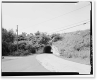 Frisco Tunnel, Walker County Road 81, Dora, Walker County, AL, Vintage Print