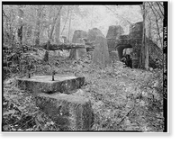 Brookside Coal Mine, Tipple (Foundation), Mount Olive Road, North of Five Mile Creek Bridge, Brookside, Jefferson County, AL, Vintage Poster