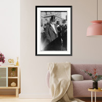 Historic Framed Print, Paderewski & Polish Comm'n - 7,  17-7/8" x 21-7/8"