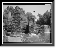 Boshell's Mill, Saw Mill, Bank of Lost Creek at State Route 124, South of U., Townley, Walker County, AL - 3, Historic Reproduction