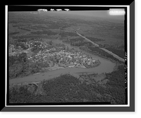 Historic Framed Print, Bayview Community, Off Birmingport Road (State Highway 269), Birmingham vicinity, Jefferson County, AL - 2,  17-7/8" x 21-7/8"