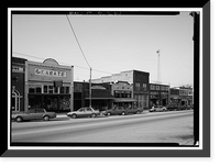 Main Street (Commercial Streetscapes), Montevallo, Shelby County, AL, Antique Print