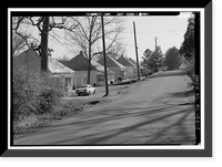 Historic Framed Print, Worker Houses, 1500 Block Minnesota Avenue, Bessemer vicinity, Jefferson County, AL,  17-7/8" x 21-7/8"